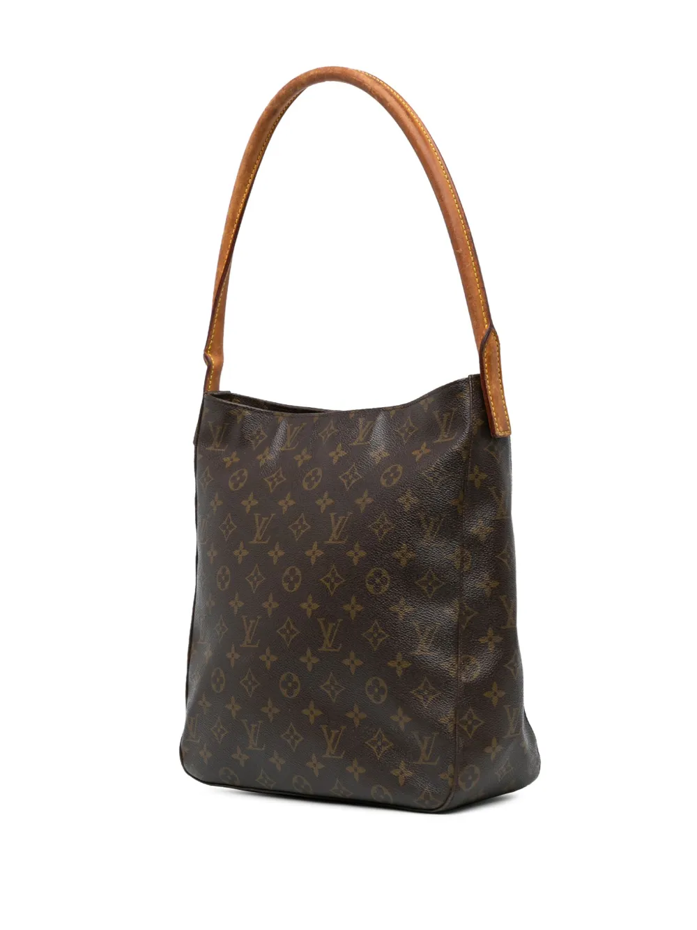 Louis Vuitton Pre-Owned 2001 Monogram Looping GM schoudertas - Bruin