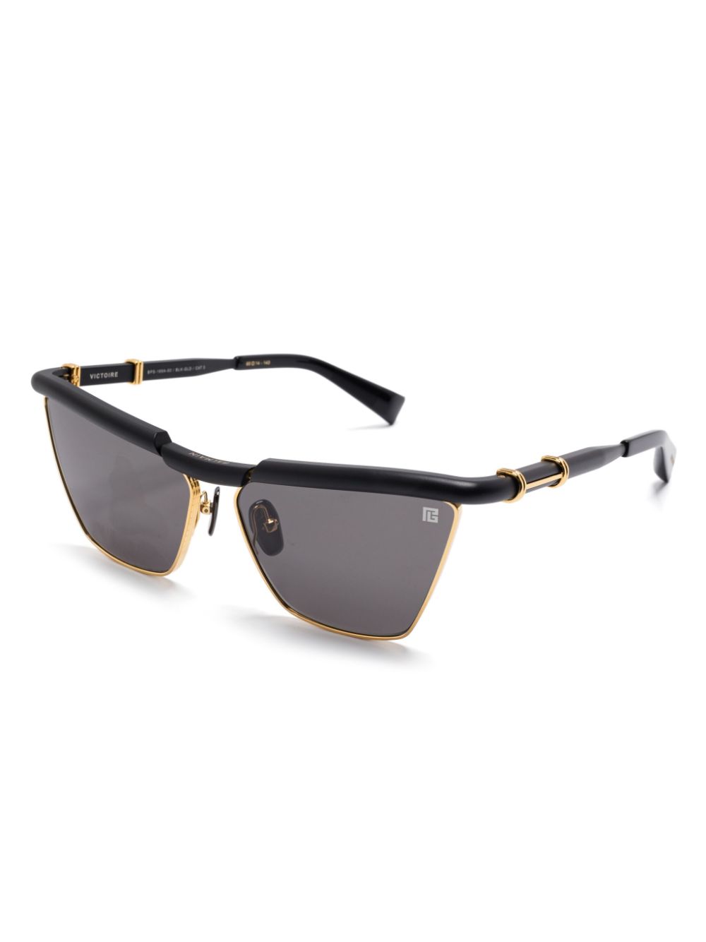 Balmain Eyewear Zonnebril met cat-eye montuur - Zwart