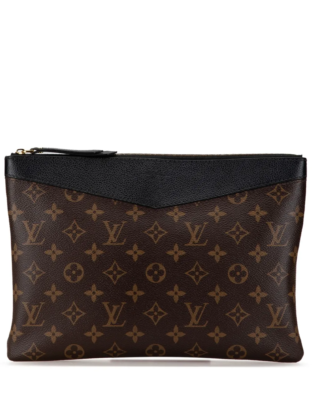 Louis Vuitton Pre Owned 2019 Monogram Daily Pouch Clutch Bag Brown FARFETCH ZA