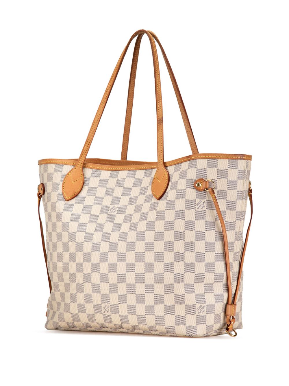 Louis Vuitton Pre-Owned 2018 Damier Azur Neverfull MM tote bag - Wit