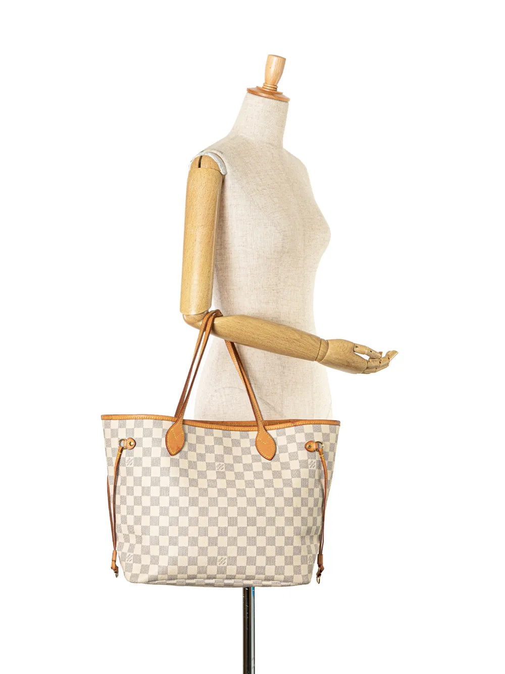 Affordable Louis Vuitton Pre-Owned 2018 Damier Azur Neverfull MM tote bag WOMEN