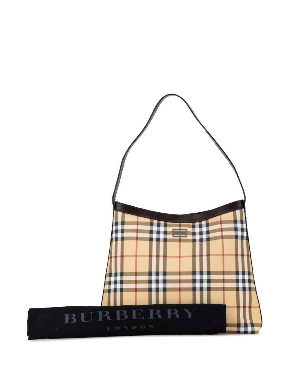 Cheap Burberry 2000-2017 House Check Canvas shoulder bag Women