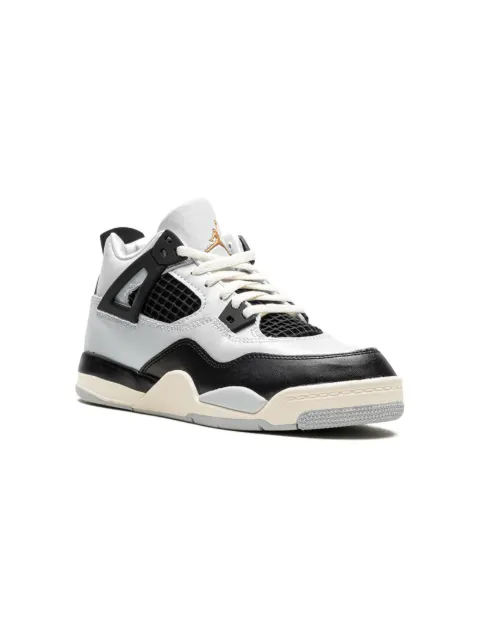 Jordan Kids Air Jordan 4 Retro "Platinum Gold" sneakers