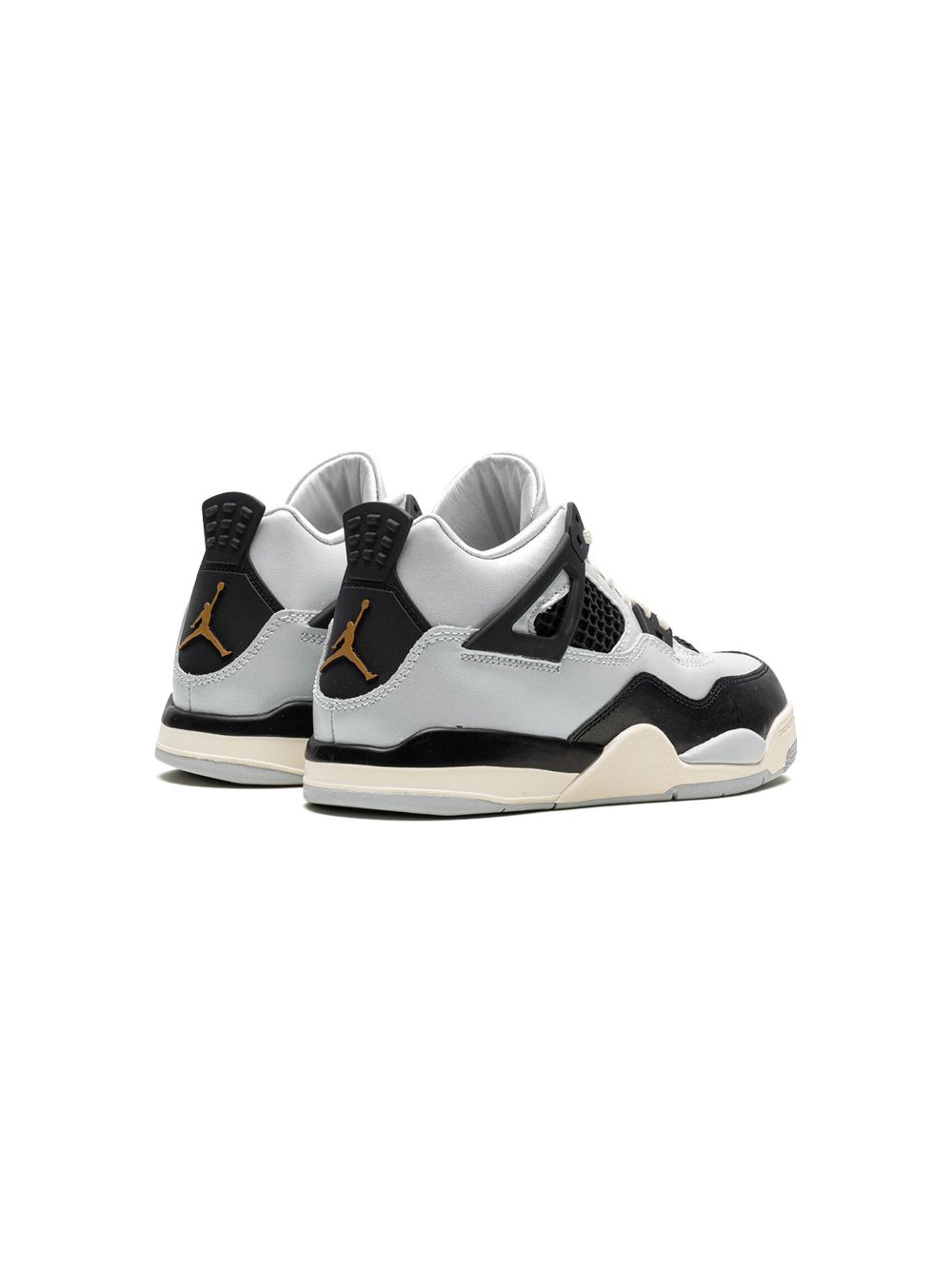 Jordan Kids Air Jordan 4 Retro "Platinum Gold" sneakers Grijs