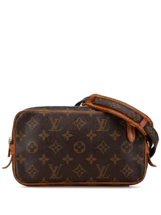 Louis Vuitton Pre Owned 1993 Monogram Pochette Marly Bandouliere Crossbody Bag Brown FARFETCH UK