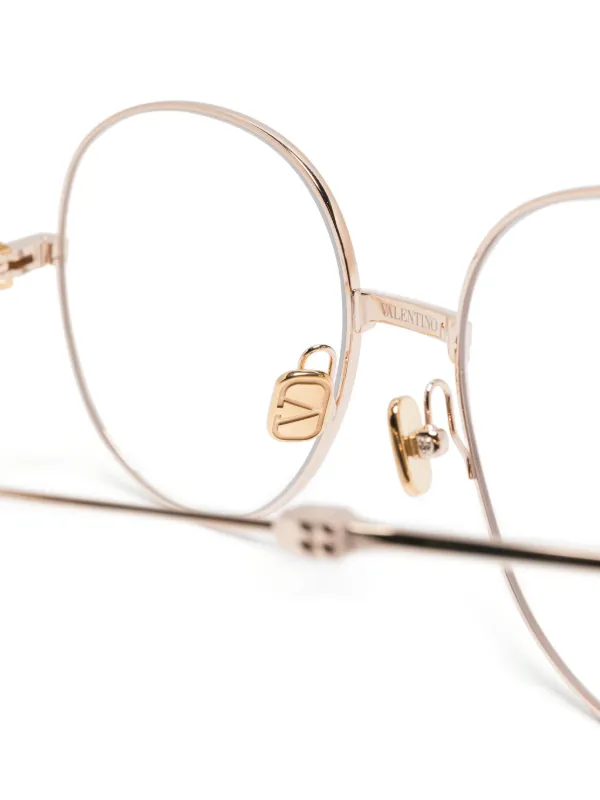 VALENTINO GARAVANI EYEWEAR Vスタッズ III 眼鏡フレーム | ゴールド