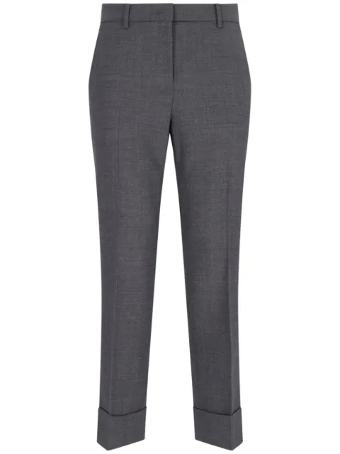 Incotex pressed-crease tailored trousers