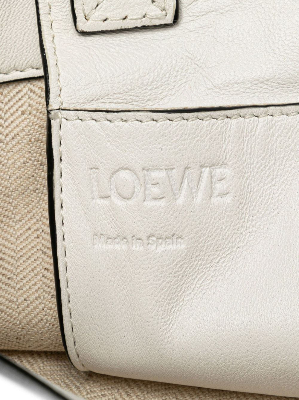 Loewe 2010-2023 Leather Vertical Logo Fringe tote bag Women