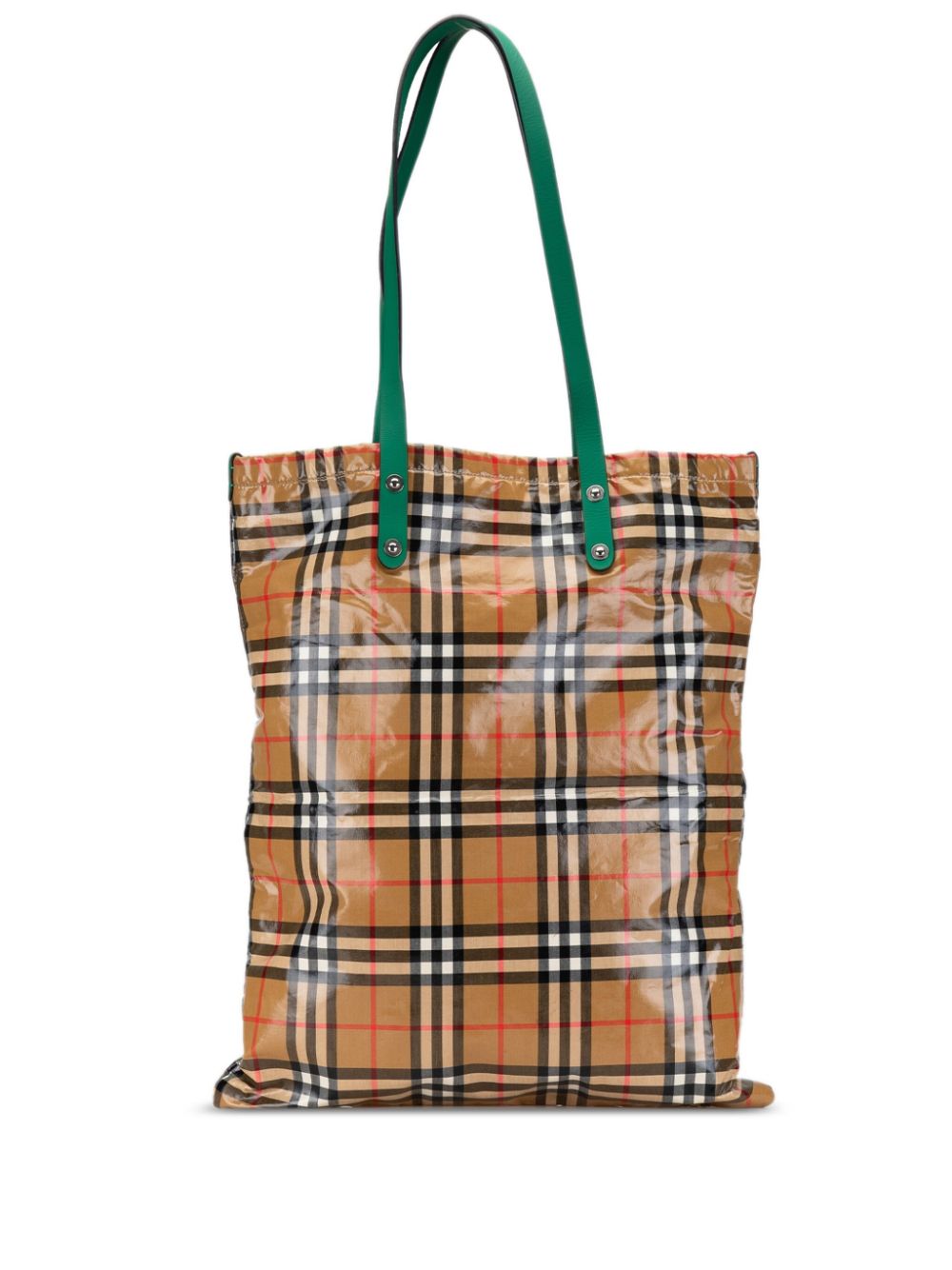 20th Century House Check Coated Canvas tote bag