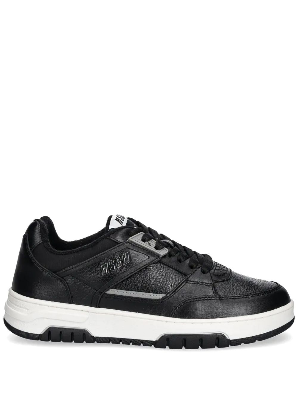 MSGM logo-patch sneakers Black