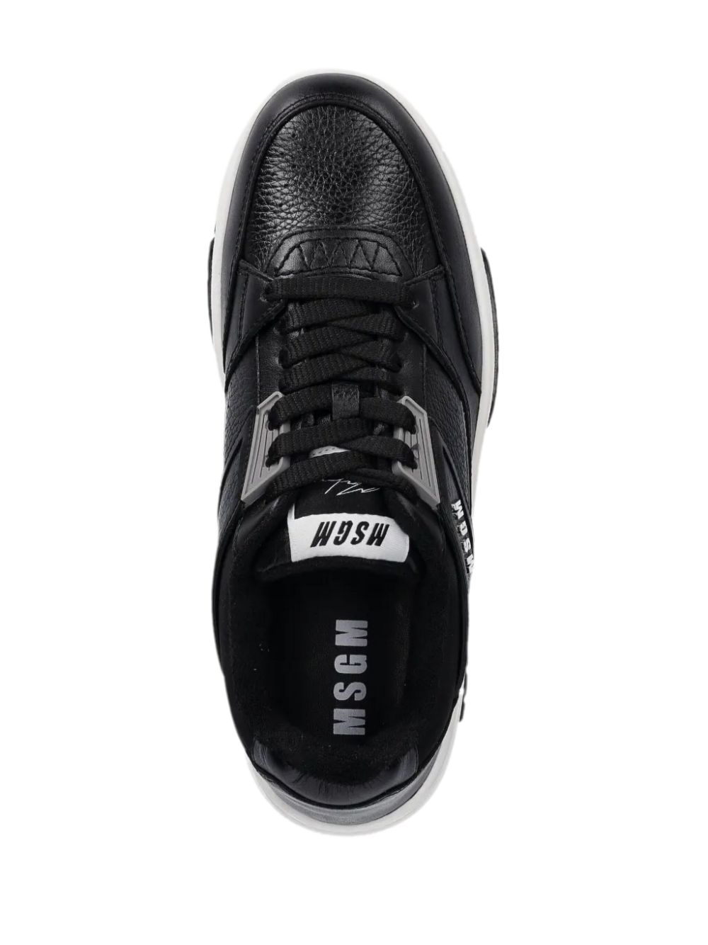 MSGM Sneakers met logopatch Zwart