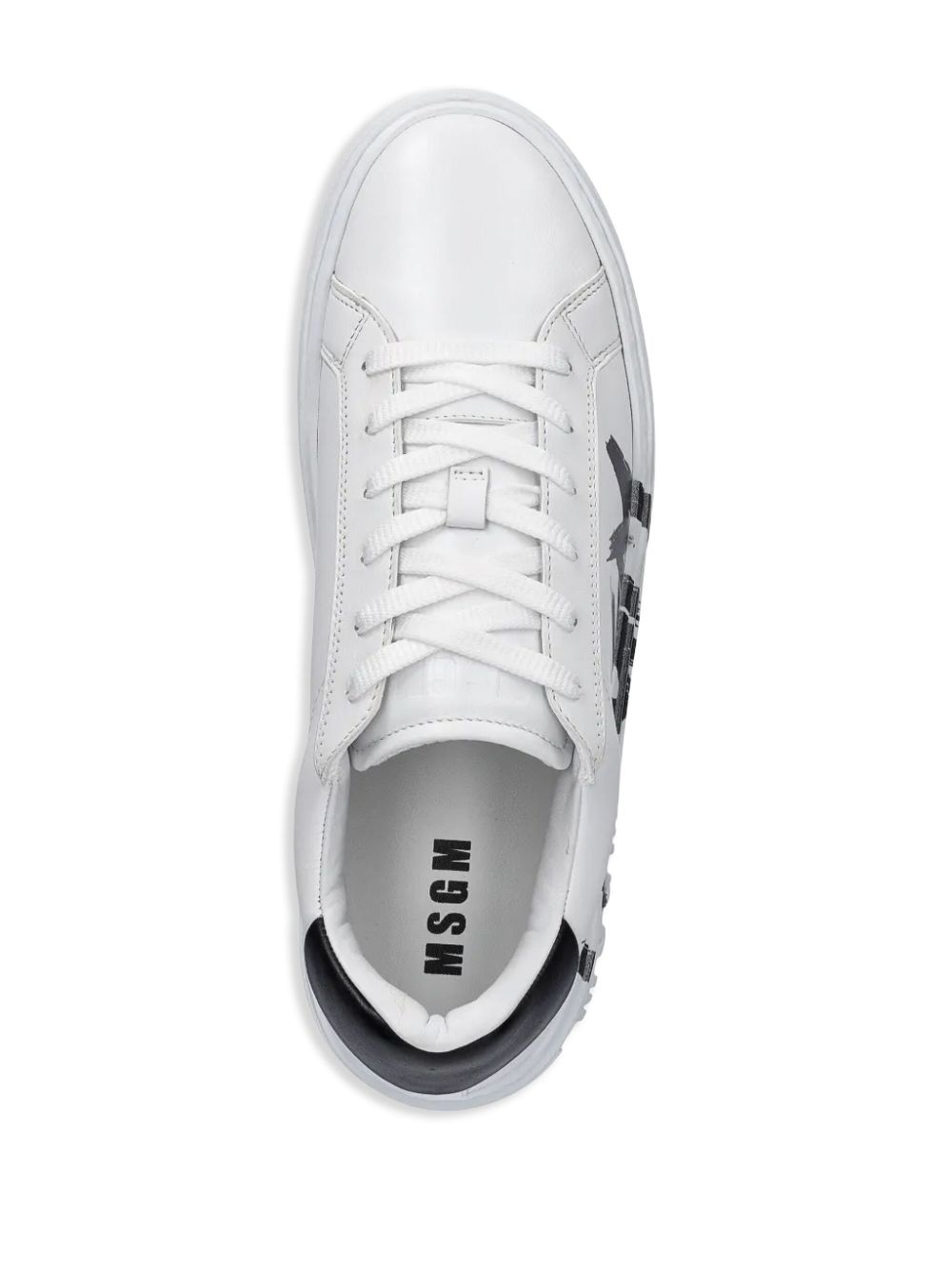 MSGM logo-print sneakers White