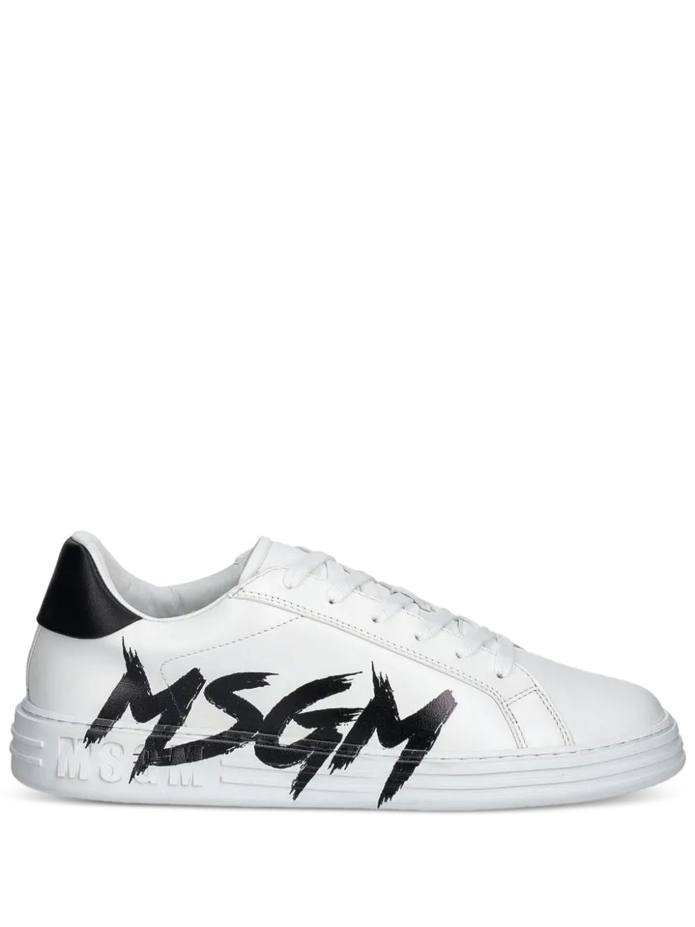 MSGM logo-print sneakers White