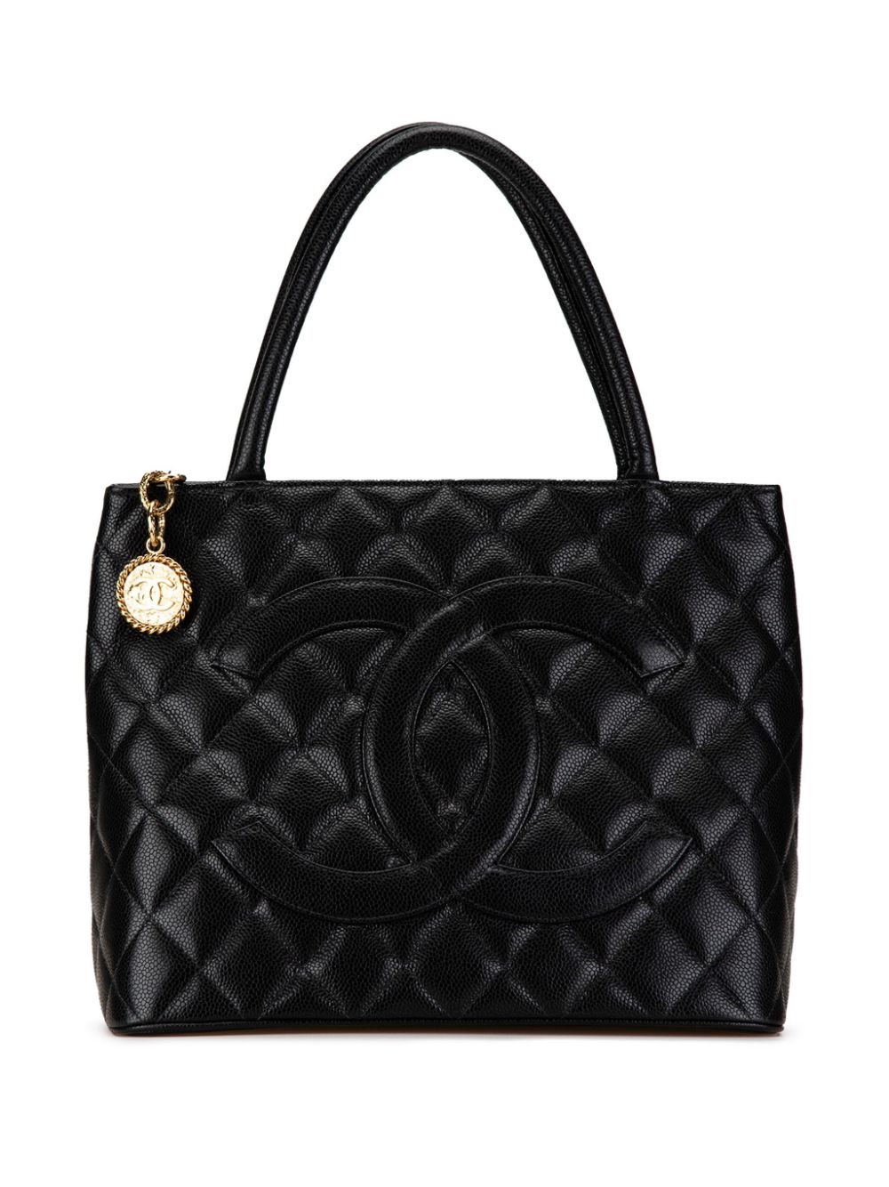 CHANEL 2004-2005 Caviar Medallion tote bag Women