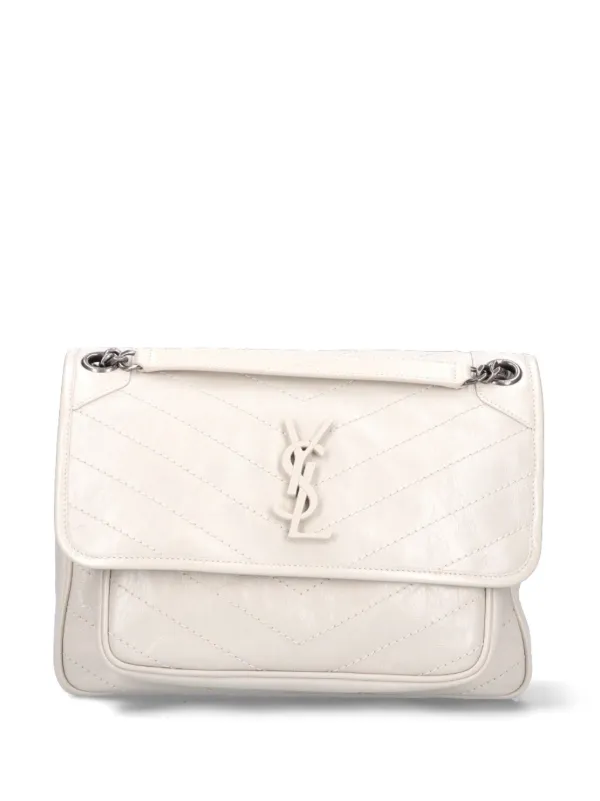 Saint Laurent ニキ ショルダーバッグ M | ニュートラル | FARFETCH JP