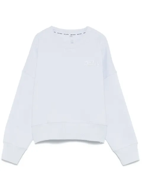 DKNY sudadera con bordado