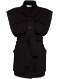 Vanina Nisha vest jacket - Black