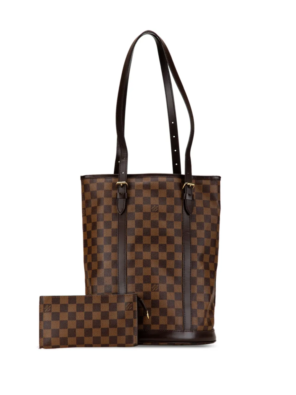 Affordable Louis Vuitton Pre-Owned 2001 Damier Ebene GM bucket bag WOMEN