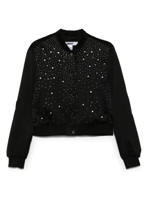 DKNY studded bomber jacket