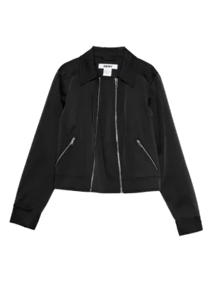 GANNI drop-shoulder Bomber Jacket | Black | FARFETCH