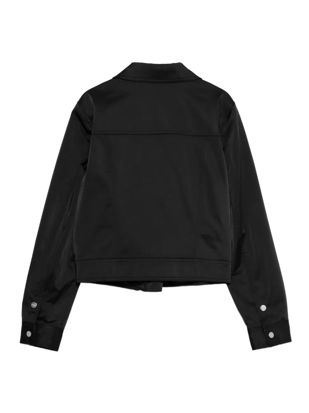 Dkny Zip-front Jacket In Black