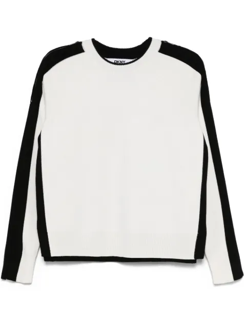 DKNY zip-sleeves sweater