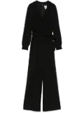 DKNY bishop-sleeves jumpsuit - Black