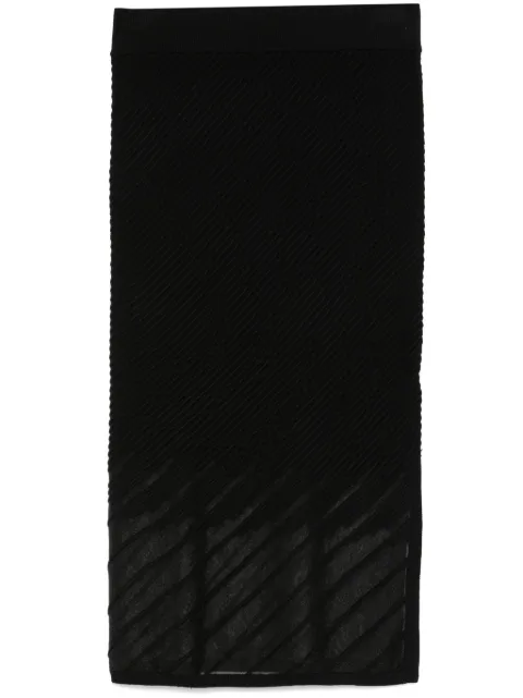 DKNY ribbed seamless midi skirt