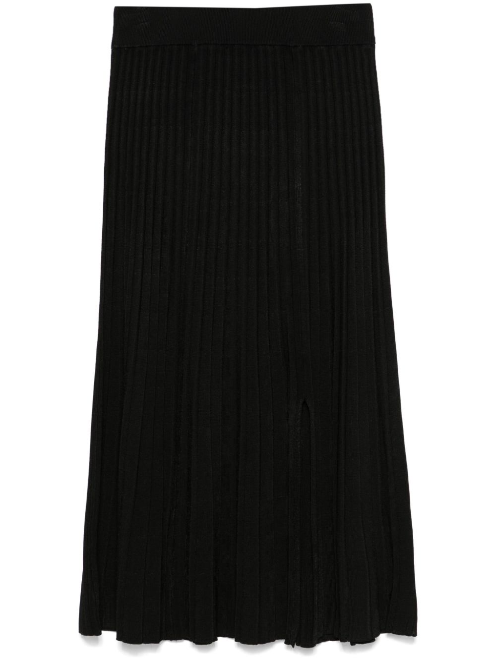 DKNY ribbed maxi skirt - Black