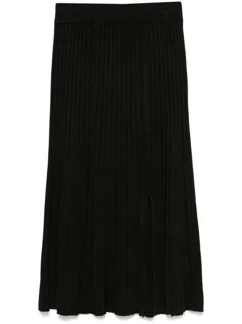 DKNY falda larga de canalé