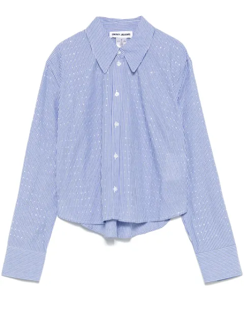 DKNY striped poplin shirt
