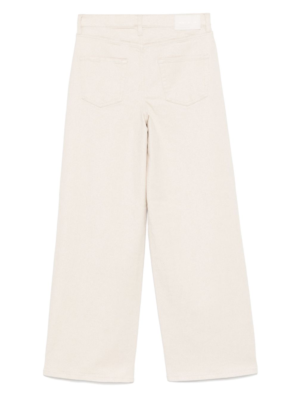 DKNY high-rise metallic-coating jeans - Neutrals