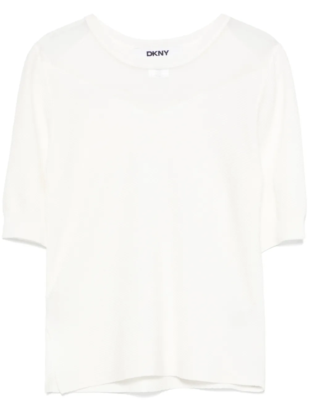 sheer-panel T-shirt