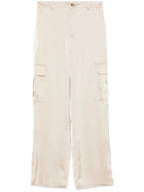 DKNY high-rise satin trousers