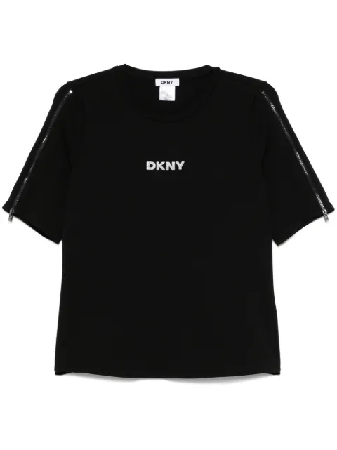 DKNY logo-appliqué T-shirt