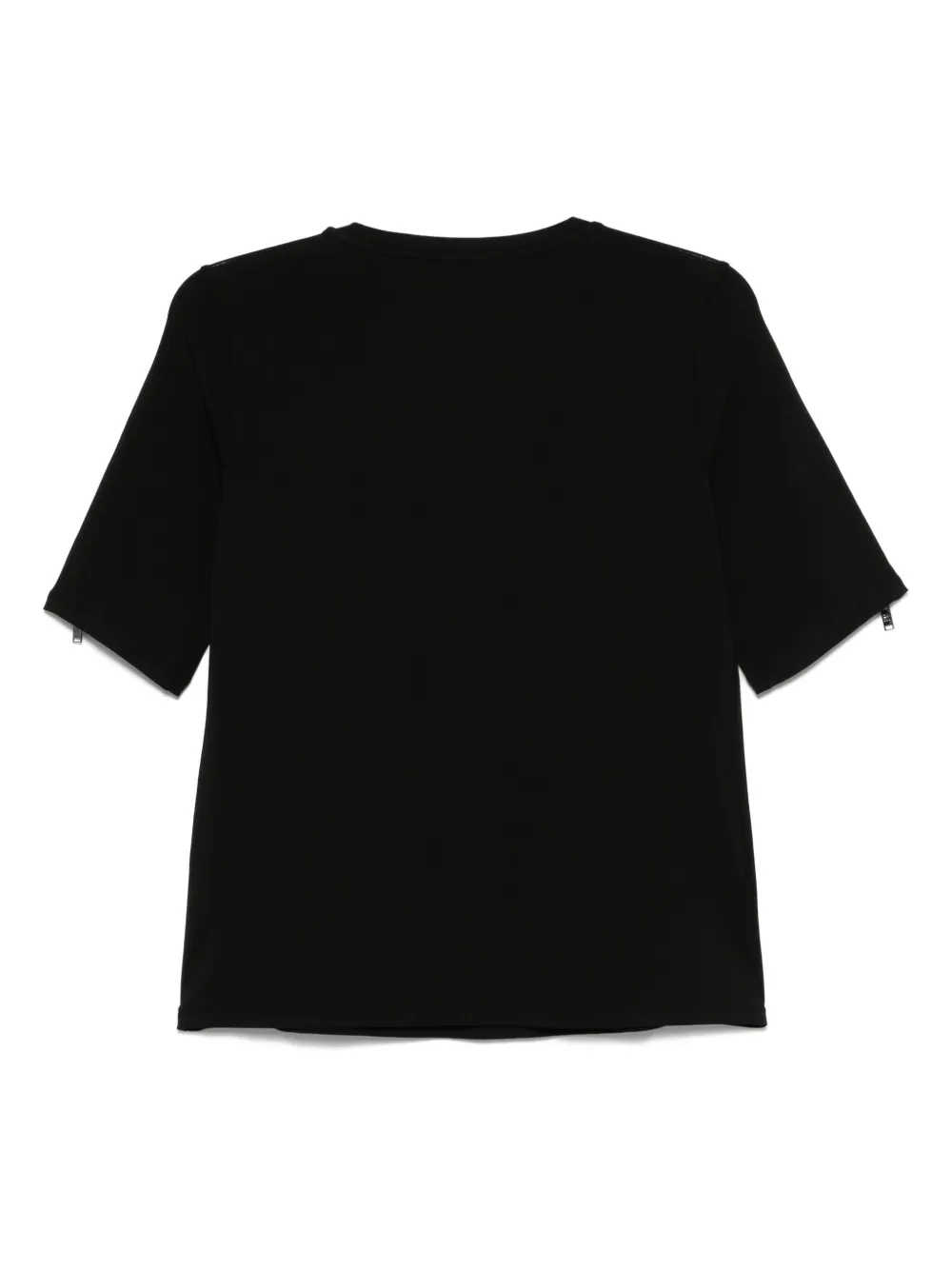 DKNY logo-appliqué T-shirt - Zwart