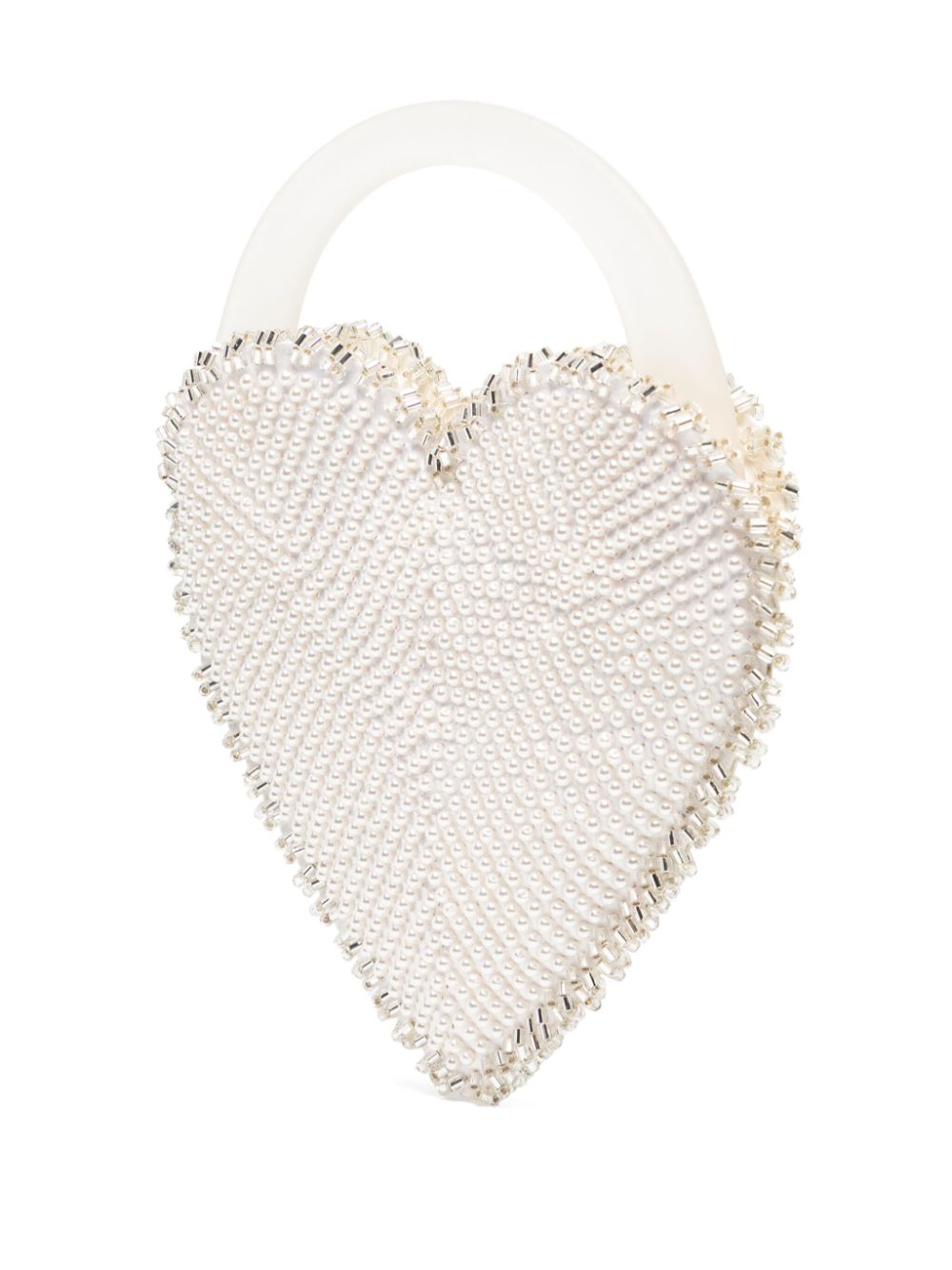 Vanina Reine de coeur mini bag - White