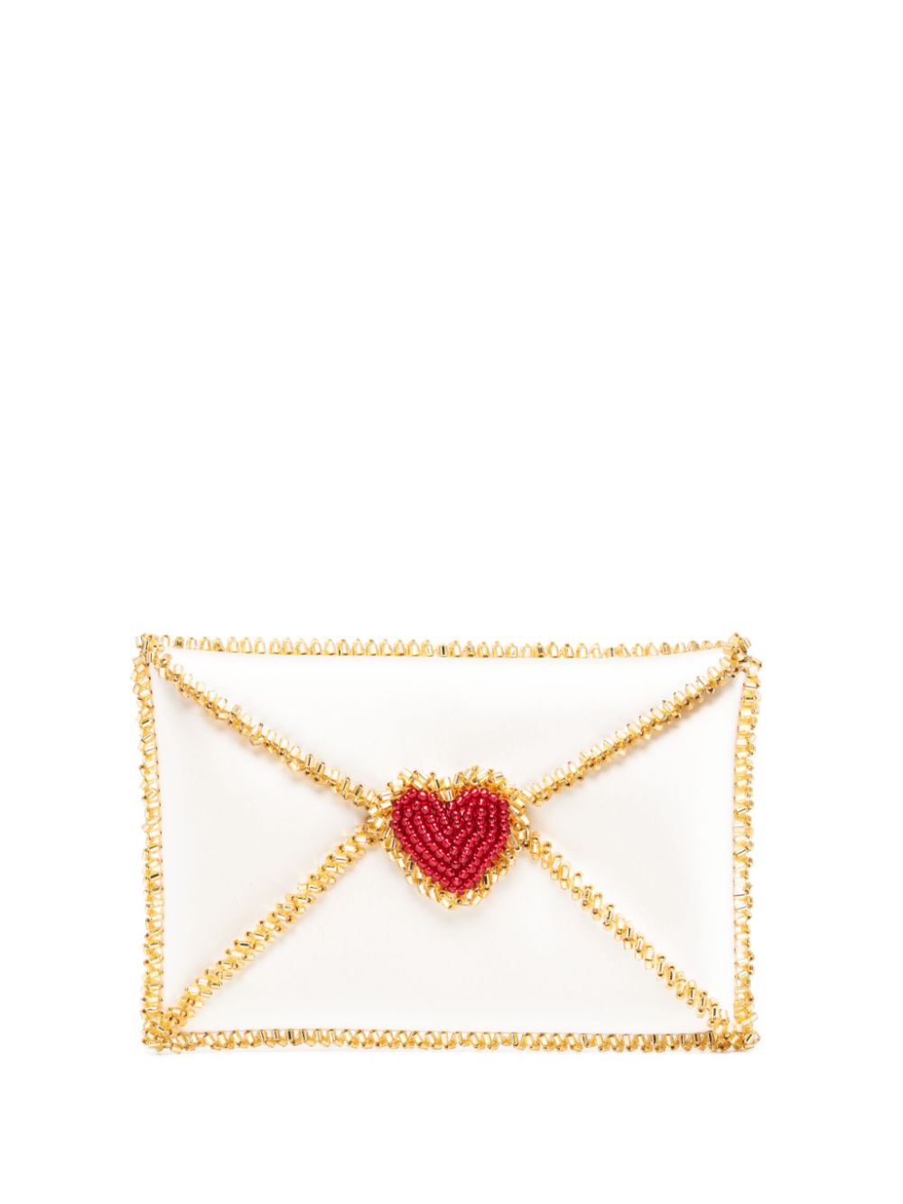 love leather clutch bag