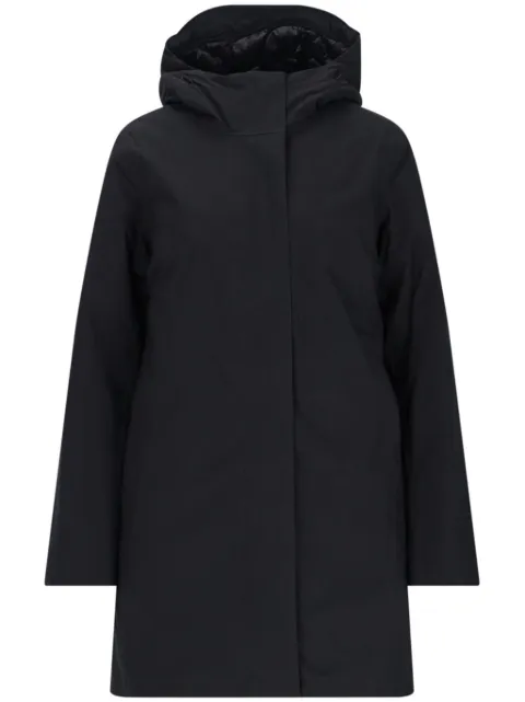 K-Way hooded zipped parka coats