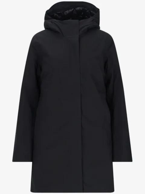 K-Way hooded zipped parka coats