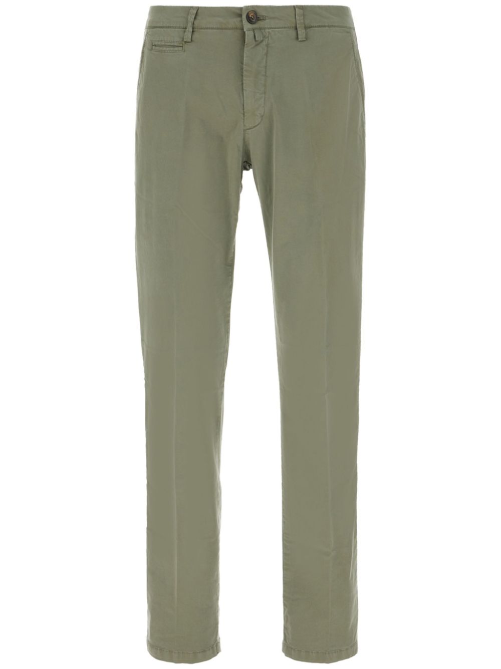 cotton-blend trousers