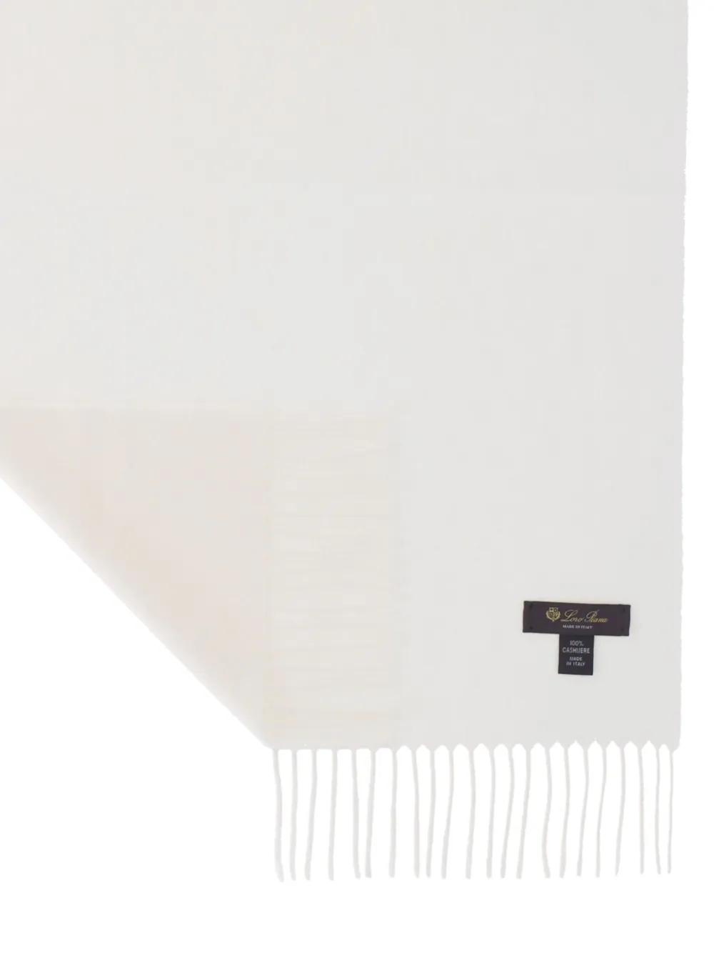  Loro Piana Cashmere Scarf - White 