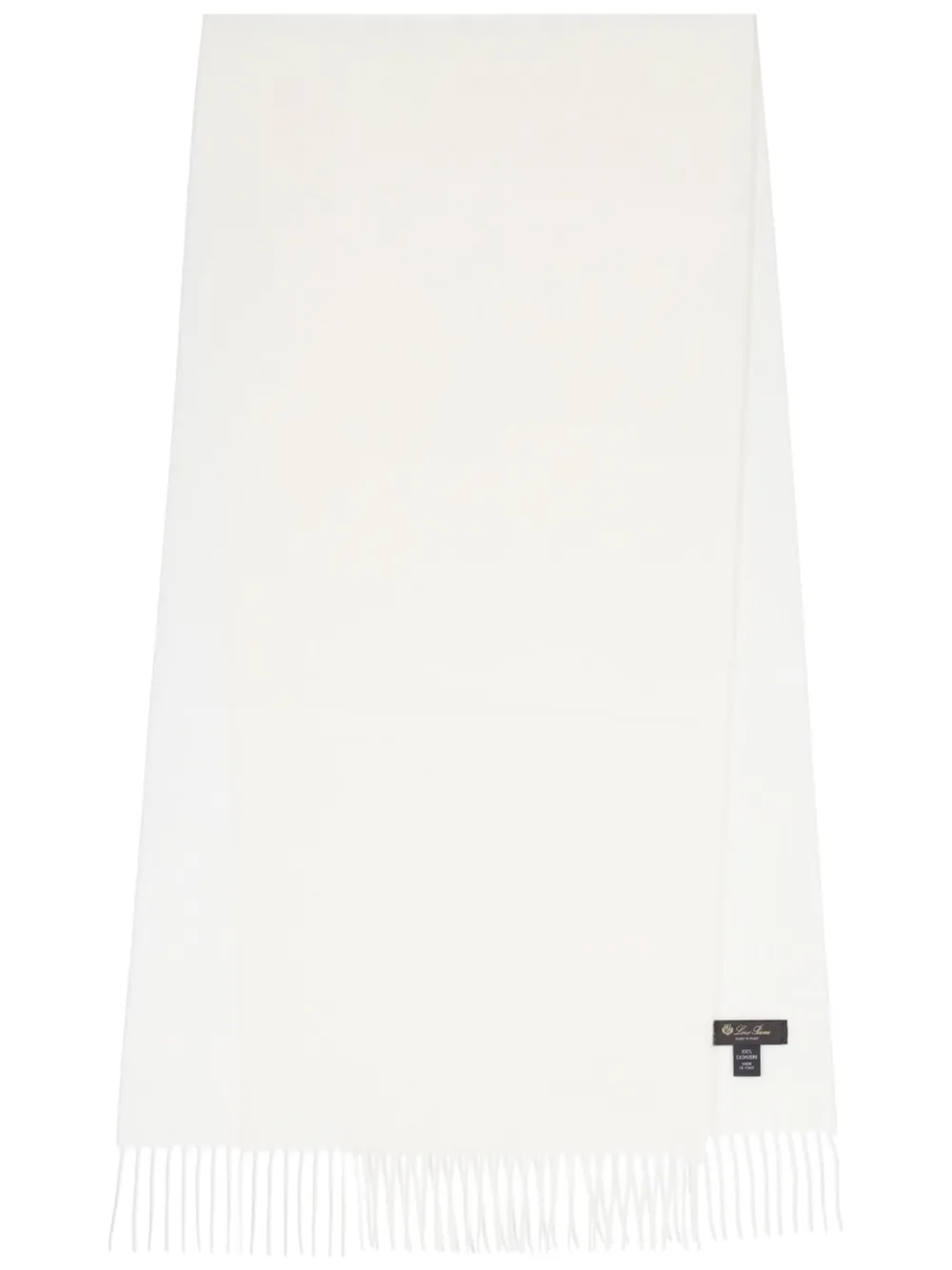 Loro Piana Sciarpa in cashmere - Bianco