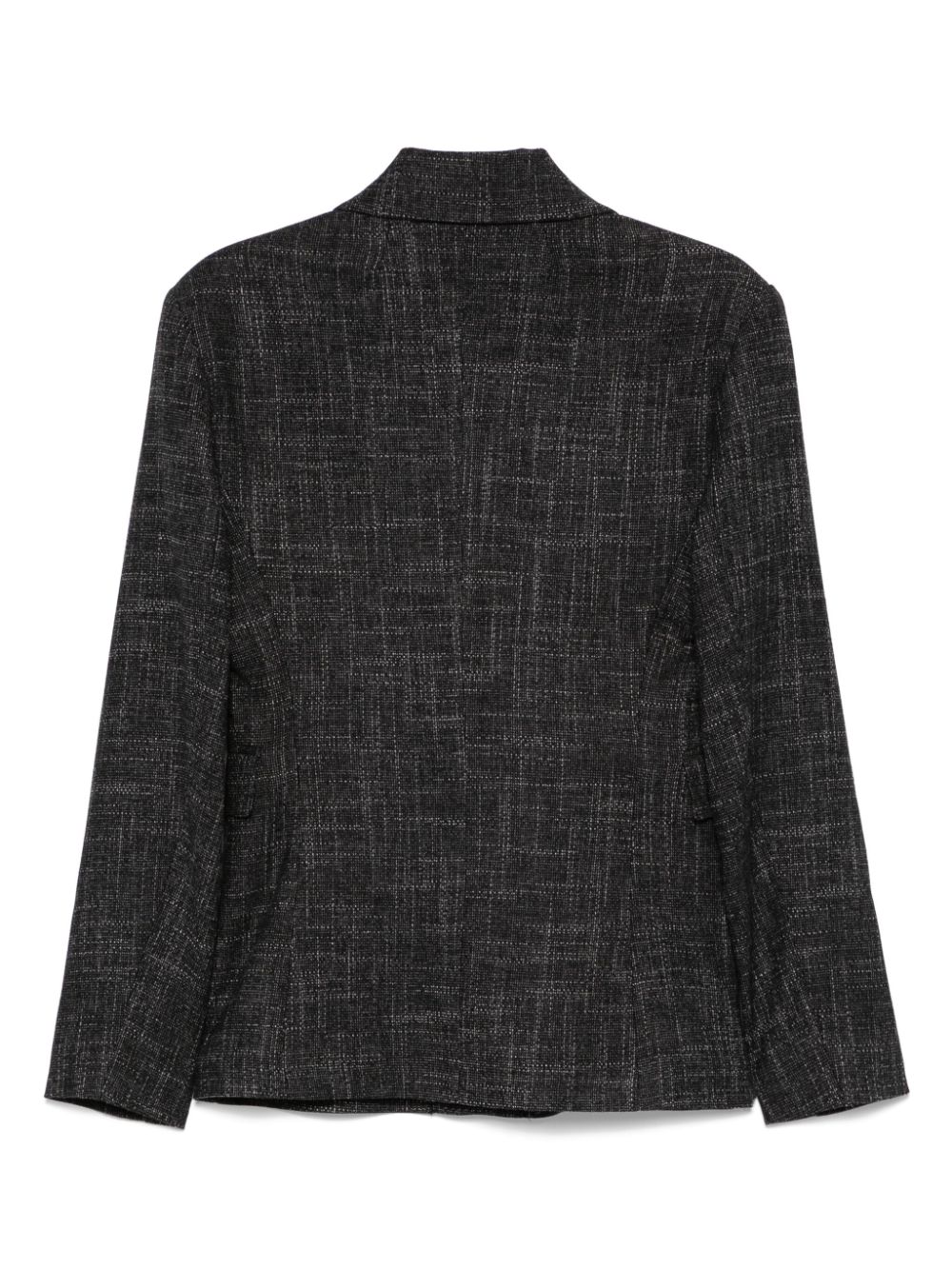 REMAIN Tweed blazer - Zwart