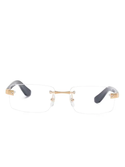 Cartier Eyewear rectangle-frame glasses