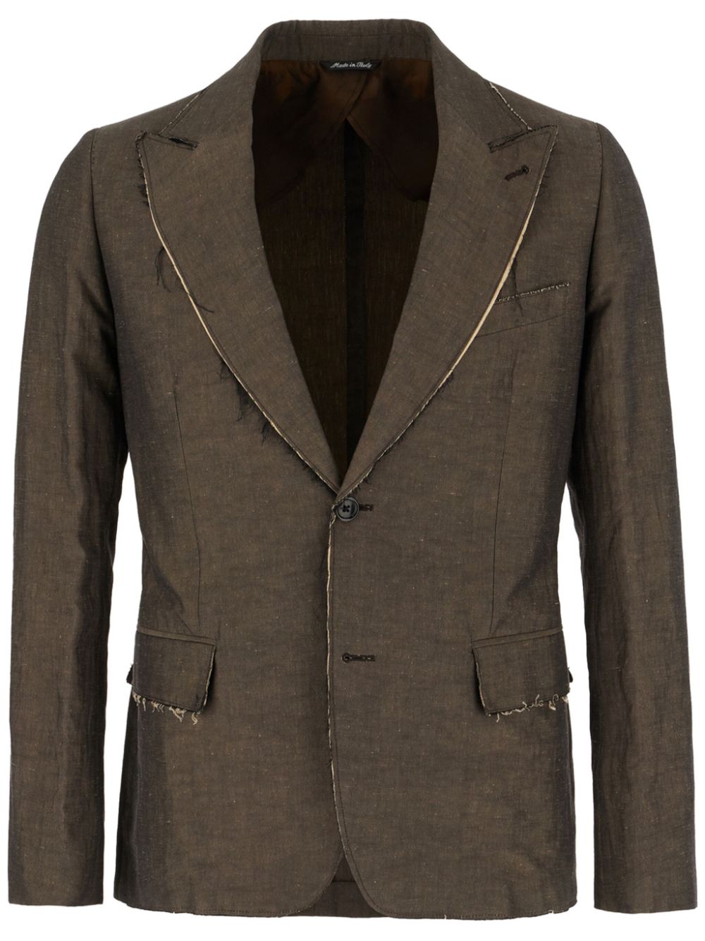 single-breasted blazer