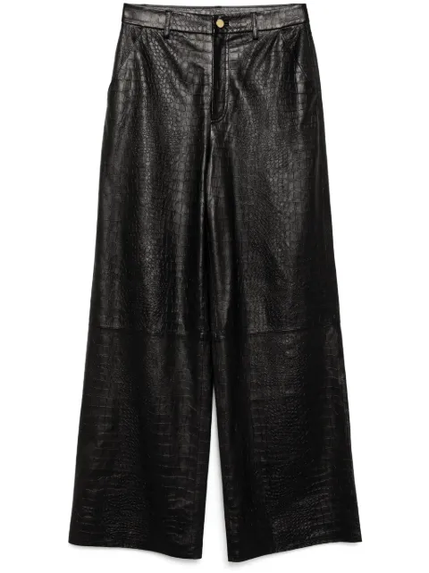 Cynthia Rowley pantalones anchos con relieve
