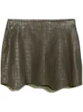 Cynthia Rowley embossed skirt - Green