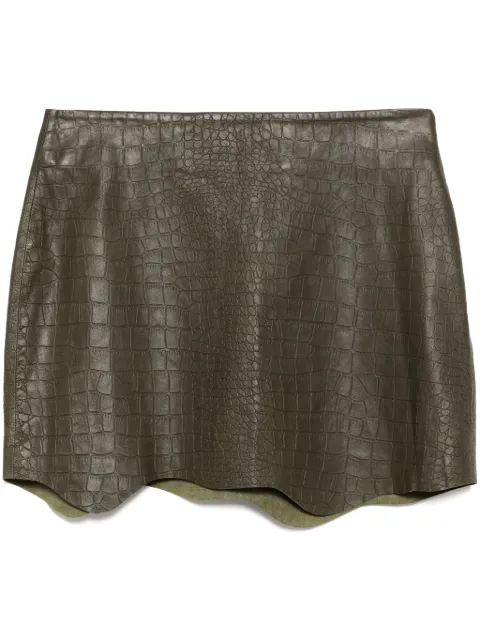 Cynthia Rowley embossed skirt