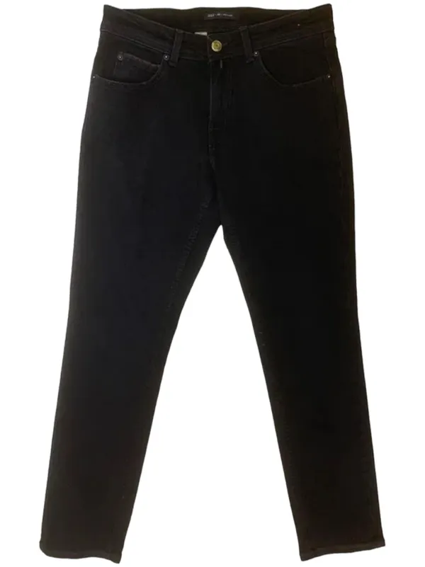 Briglia 1949 Jeans Con Applicazione Logo Nero FARFETCH IT